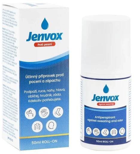 Jenvox 50ml - účinný přípravek proti pocení a zápachu