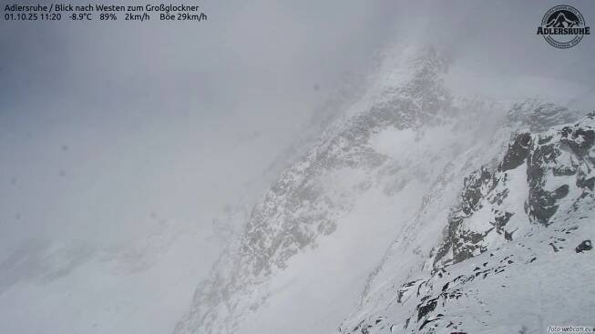 Adlersruhe / Blick nach Westen zum Großglockner - Foto-Webcam.eu
