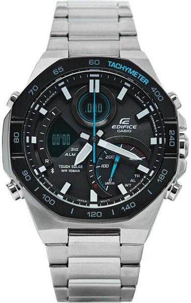 Hodinky Casio Edifice Racing ECB-950DB-1AEF Stříbrná