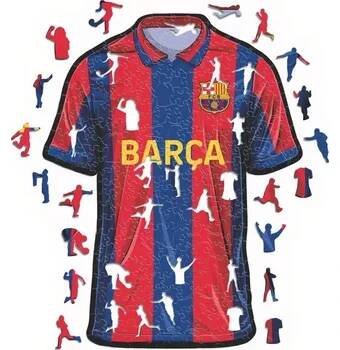 FC Barcelona Dřevěné puzzle FC Barcelona, dres, 150 ks