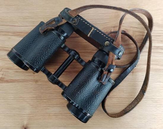 Excelentní důstojnický dalekohled Carl Zeiss Dienstglas 6x30 Wermacht - Vojenské sběratelské předměty