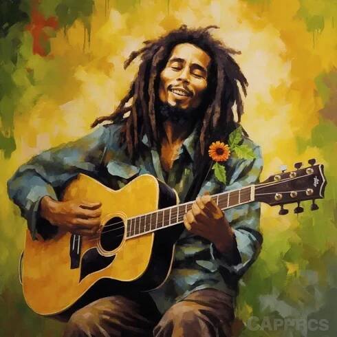 50+ AI Generated Images of Bob Marley - Extra Chill