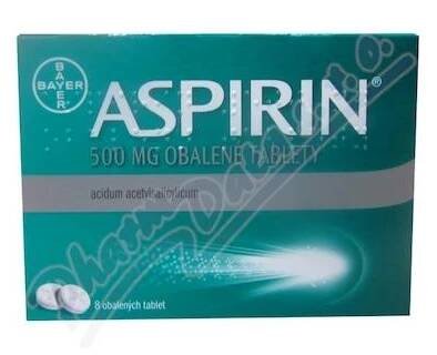 Aspirin 500mg 8 obalených tablet