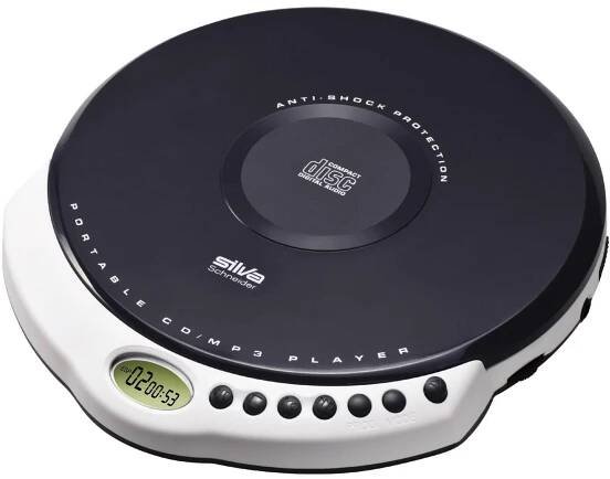 Přenosný CD přehrávač Discman Silva Schneider MCD 30, CD, CD-R, CD-RW, MP3, šedá : Půhy.cz