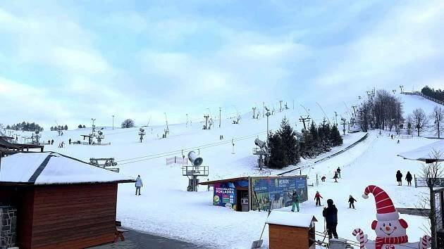 Tošovice, Hei Park, zima, lyžování 23. 1. 2025