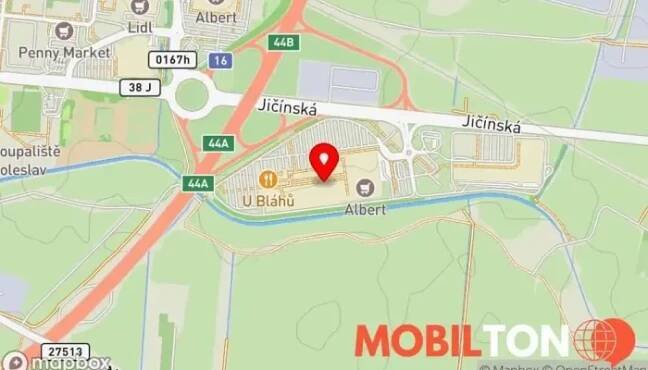 Kfc Mlada Boleslav Olympia Mapa - Jičínská 1350/iii