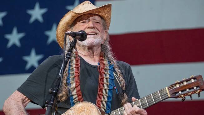 Willie Nelson onstage in 2019
