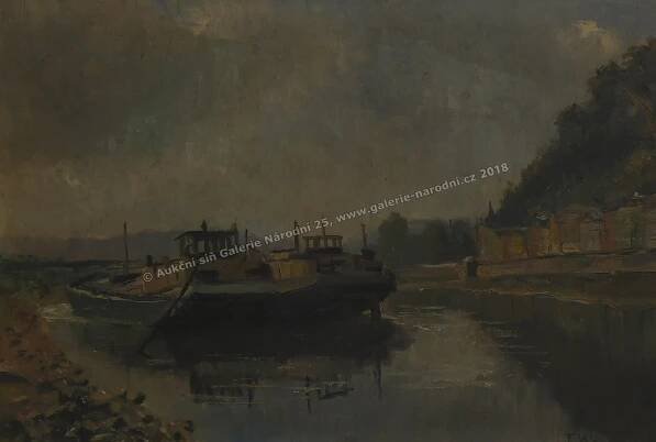 Aukce obrazů | Přístav | Volf František | Galerie Národní 25 s.r.o.