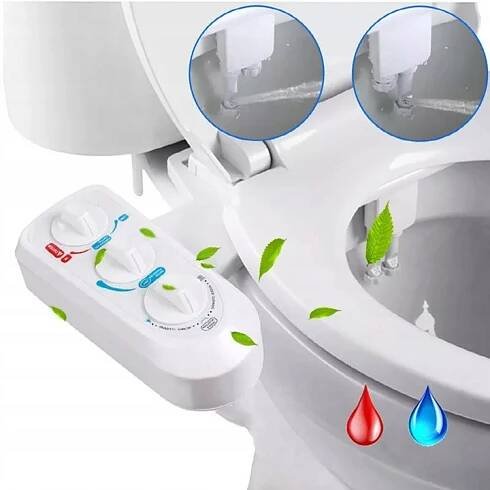 Bidet NakNakladka Mycí Toaletní Smart Wc prkénko Bílá