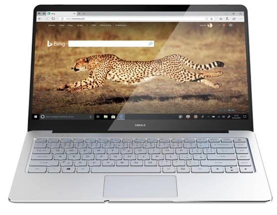 Notebook Umax VisionBook 14Wg Pro - ZÁNOVNÍ - 12 měsíců záruka (UMM23014M) stříbrný/béžový