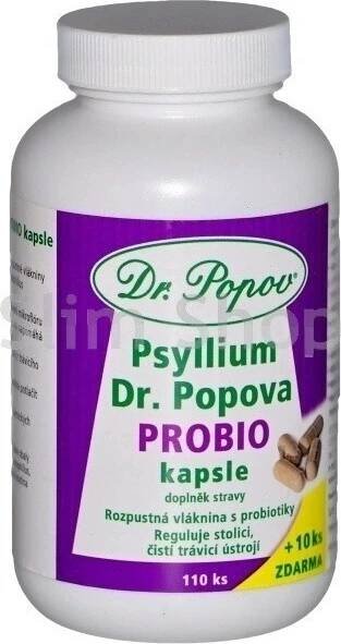Dr. Popov Psyllium ProBio 120 kapslí