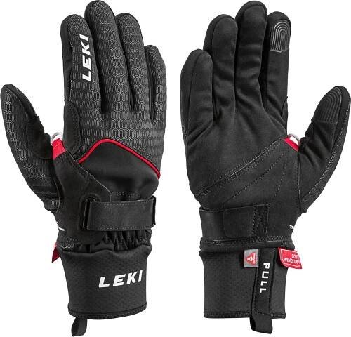Leki Nordic Thermo Shark běžecké rukavice black/red