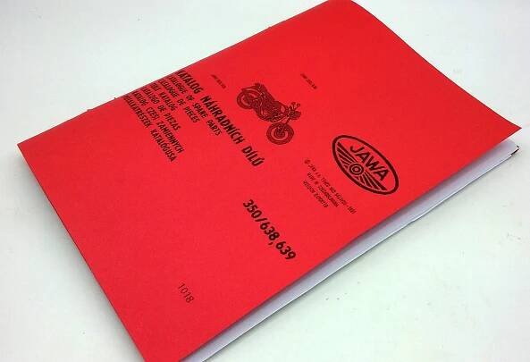 Jawa 350/638,639 - katalog náhradních dílů reprint