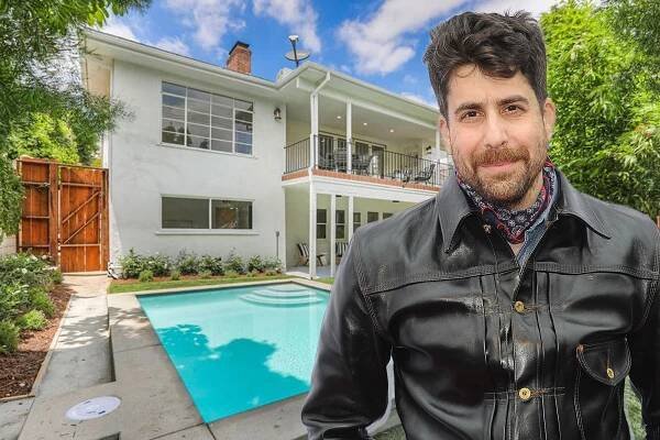 Adam Goldberg and his home.