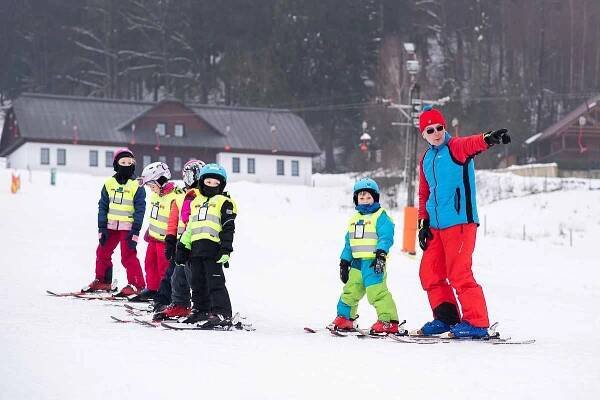 Sjezdovka Horal ve Ski areálu Razula Velké Karlovice.