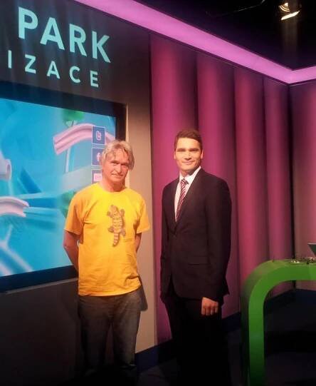 Daniel Stach: moderátor pořadu Hyde Park Civilizace na ČT24