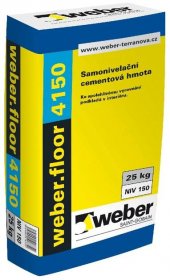 Samonivelační cementová hmota Weber floor 4150 /25 kg