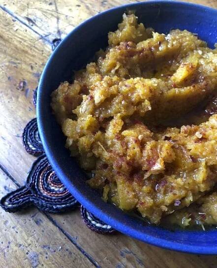 libyan pumpkin spread and jamaican pumpkin curry, with lucinda scala quinn