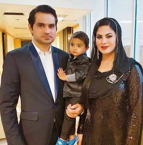 Veena Malik Family Photo