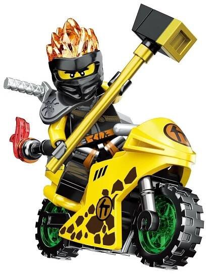 Figurky Ninjago a Motorky k LEGO 16 ks II