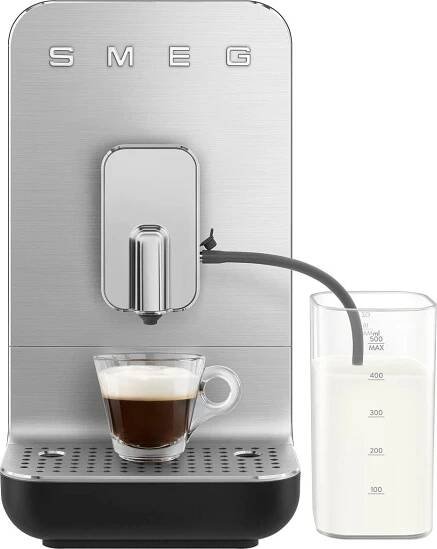 Ivo GRANDIČ - Kávovary - Smeg - Smeg BCC13BLMEU espresso kávovar černý, hliníkový přední panel