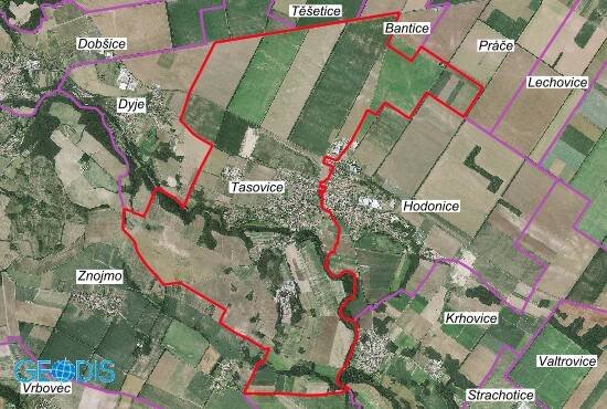 GIS ORP Znojmo - Územní plány