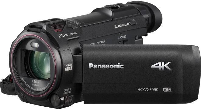 Panasonic HC-VXF990 4K Ultra HD kamera s bezdrátovou funkcí Multi kamery (objektiv LEICA, 8M snímač a procesor, EVF hledáček, Cinema Like Effect) - Značkový obchod Panasonic