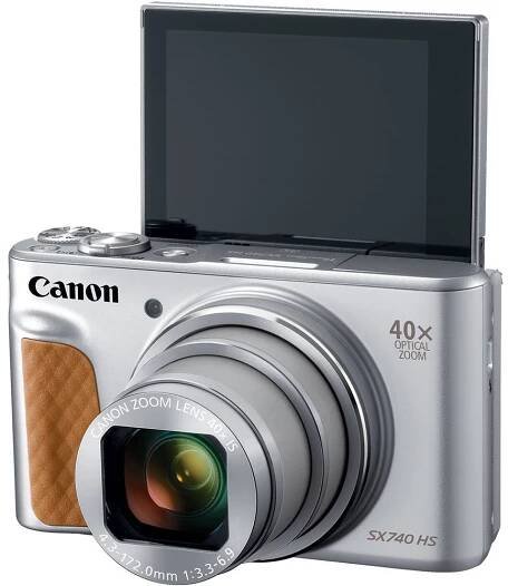 Ultrazoom Canon PowerShot SX740 HS má 40× zoom a 4K video