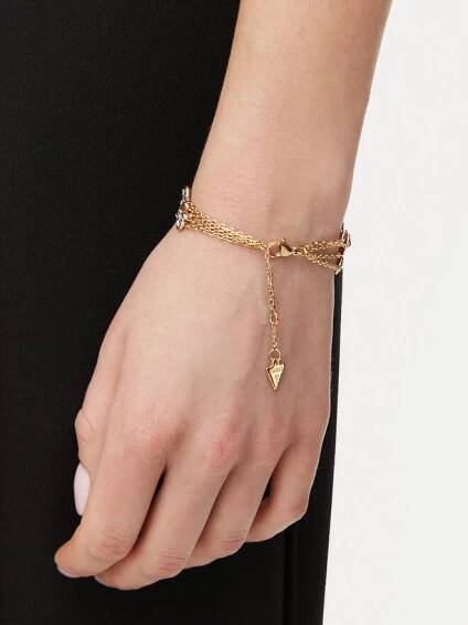 Náramek Guess JUBB05 093JW Zlatá