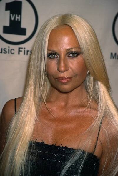 Donatella Versace at the VH-1 Divas Live concert in 1999.