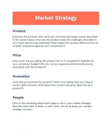 market-strategy-template