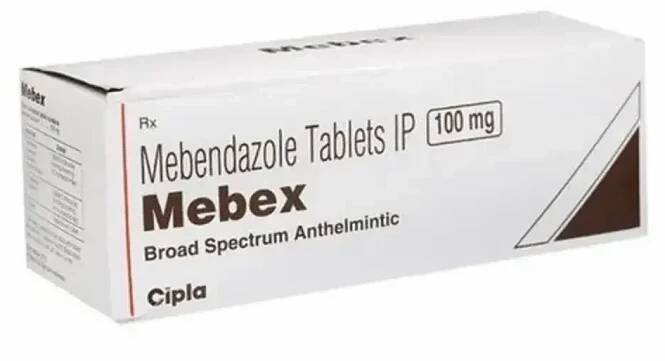 Mebendazol 100 mg cena