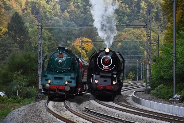 Pozor, jedou Šlechtična a Zelený Anton! Parní krásky otestovaly mosty u Adamova