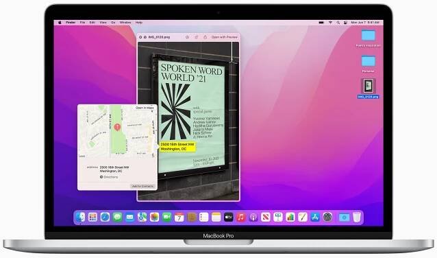 macOS 12 Monterey přináší nativní Zkratky na Mac