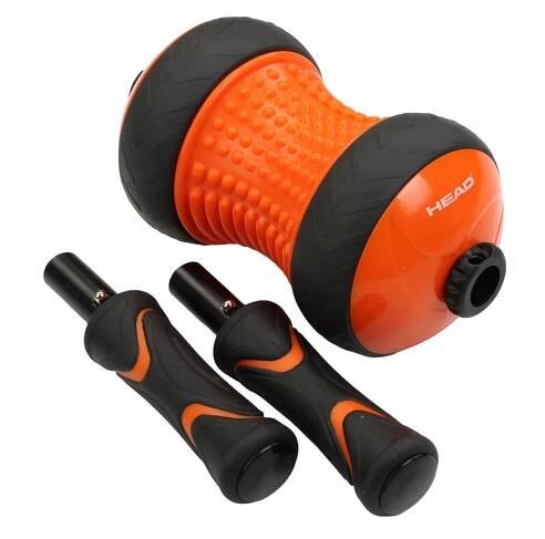 HEAD FITNESS 3 v 1 Posilovací kolečko AB Roller na nohy Masážní váleček