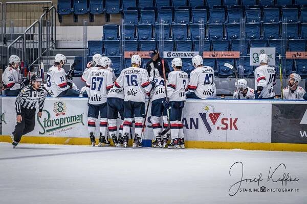 Hokejový zápas HC Slovan Bratislava - HK Poprad v rámci Tipos Extraliga