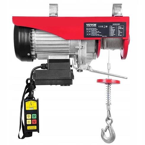 VEVOR Wciągarka Elektryczna Sterowany 250KG Pilotem Zdalnego 350x135x160MM Kód výrobce DD2200LBS21FT8V