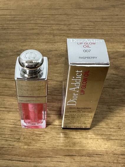 Dior Addict Lip Glow Oil - 007 Raspberry, 0.20 fl oz