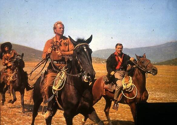 Poklad na Stříbrném jezeře - Z filmu - Mirko Boman, Lex Barker, Götz George