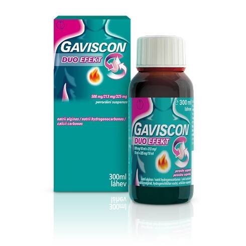 GAVISCON Duo Efekt perorální suspenze 300 ml