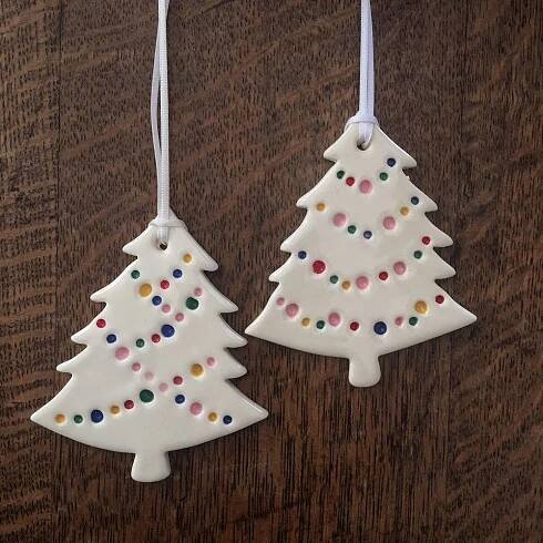 Studený porcelán je skvělý na výrobu nádherných vánočních ozdob a dekorací. Pinterest