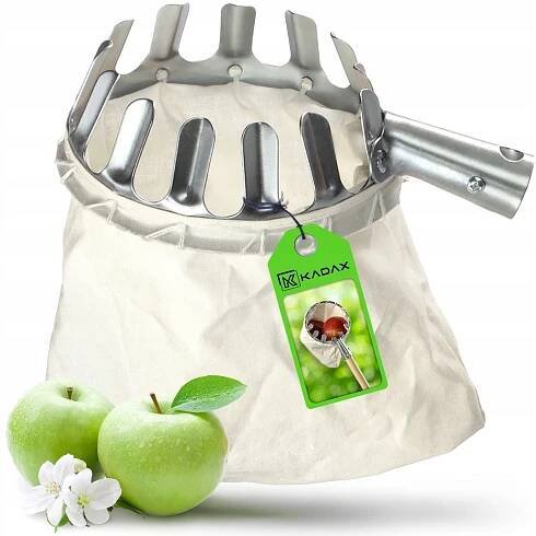 SBĚRAČ OVOCE JABLEK SÁČEK TRHAČ SBĚRAČ PODBĚRÁK 18cm BEZ NÁSADY