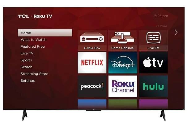 TCL 75” Class S4 (75S41BR) 4K UHD HDR LED Smart TV with Roku TV (NEW 2024)