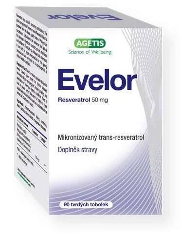 Evelor resveratrol 50 mg tob.90