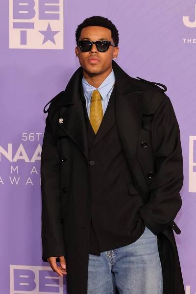 Jabari Banks at an event for 56th NAACP Image Awards (2025)