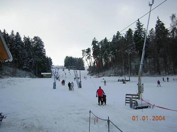 Luka nad Jihlavou - sjezdovky a sníh