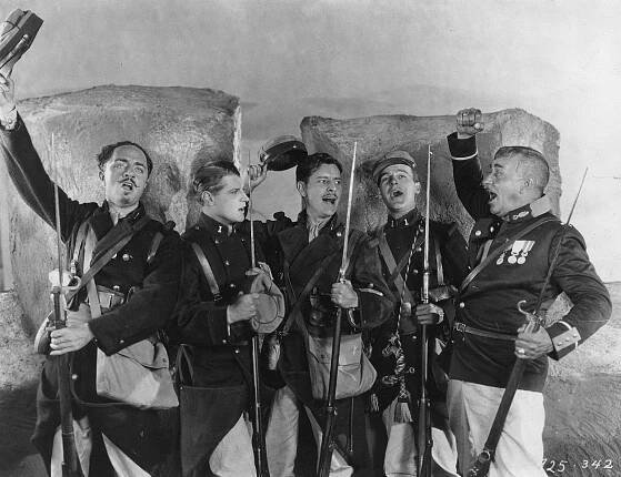 Beau Geste - Z filmu - William Powell, Ralph Forbes, Ronald Colman, Neil Hamilton, Noah Beery