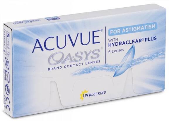 Acuvue Oasys With Hydraclear Plus For Astigmatism (6 ks)