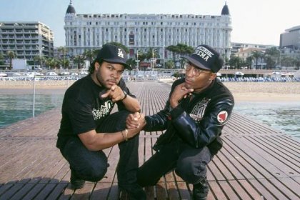 Ice Cube and John Singleton in 1990