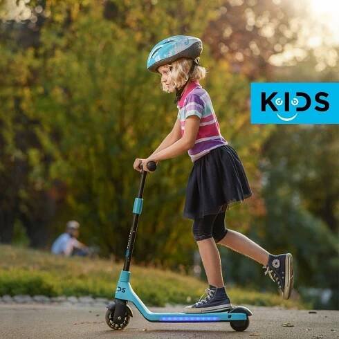Dětská elektrokoloběžka BT KIDS - modrá použitá